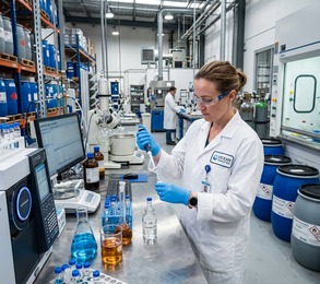 Industrial and marine chemical testing laboratory quality analysis